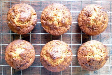 apricot and ginger muffins