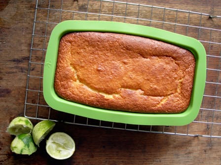 Lime Coconut Yogurt Cake