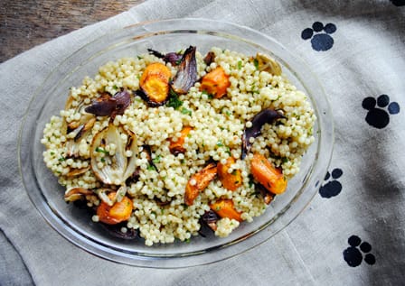 Toasted Cous Cous with Roast Veg