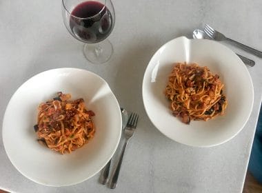 Chorizo Aubergine Pasta Recipe