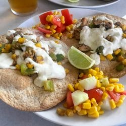 Jerk Chicken Tostadas Recipe