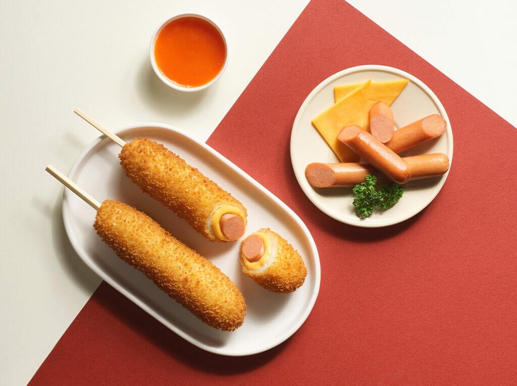 Cheddar Cheese Corn Dogs