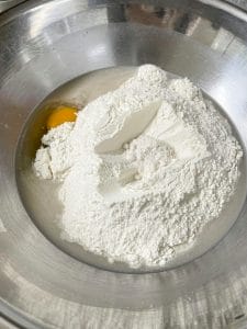 Korean Corn Dog Recipe - Preparing the Batter 2