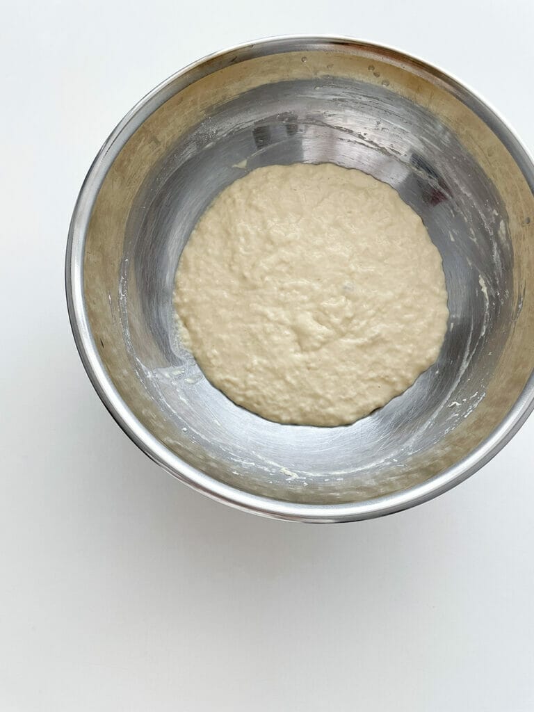 Korean Corn Dog Recipe - Preparing the Batter 4