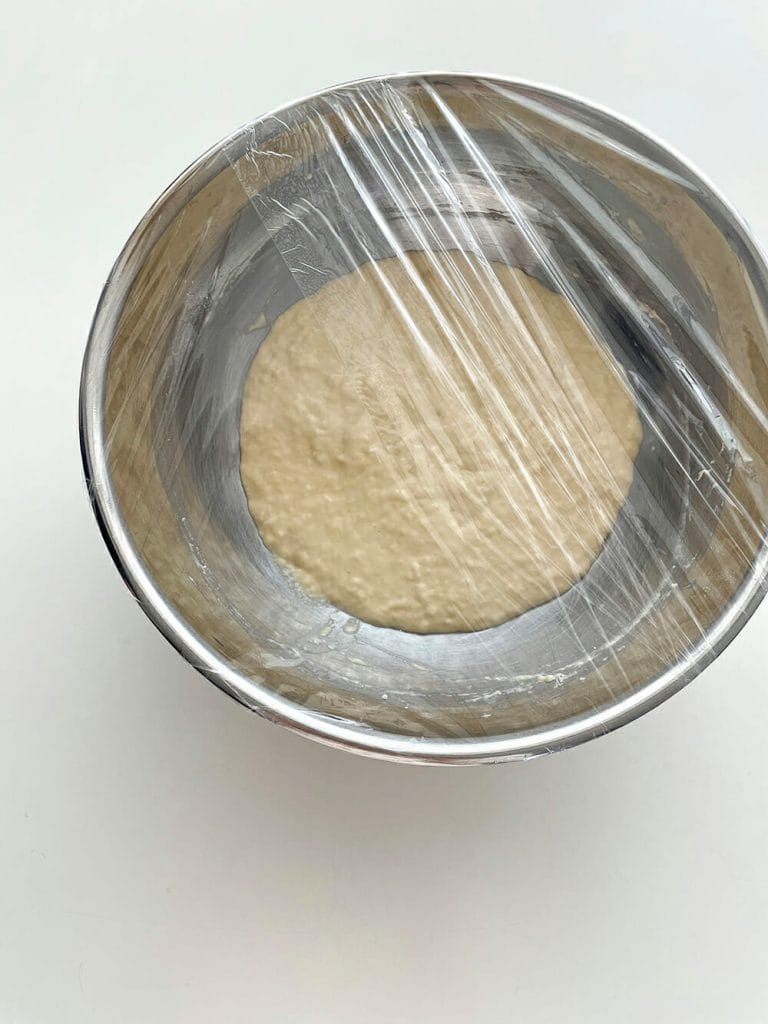 Korean Corn Dog Recipe - Preparing the Batter 5