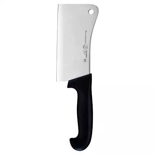Messermeister Pro Series 6” Heavy Meat Cleaver - German X50 Stainless Steel & NSF-Approved PolyFibre Handle - 15-Degree Edge, Rust Resistant & Easy to Maintain - Made in Portugal