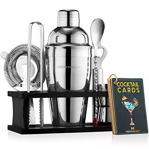 Mixology Bartender Kit with Black Stand